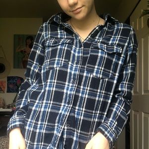 Blue flannel